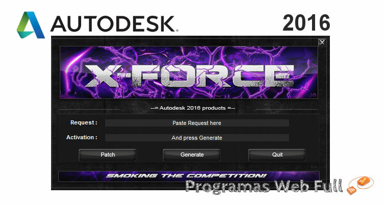 xforce crack autodesk 2016
